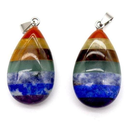 7 Chakra Crystal Stone Pendant Wholesale Crystals USA
