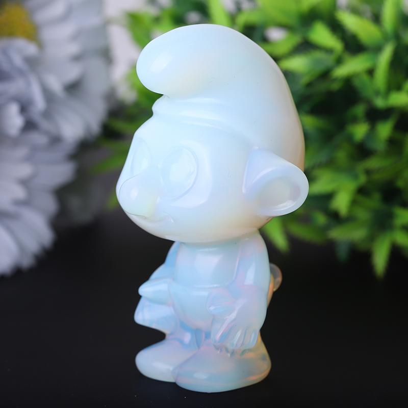 2.8" Opalite Smurfs Crystal Carvings Wholesale Crystals USA