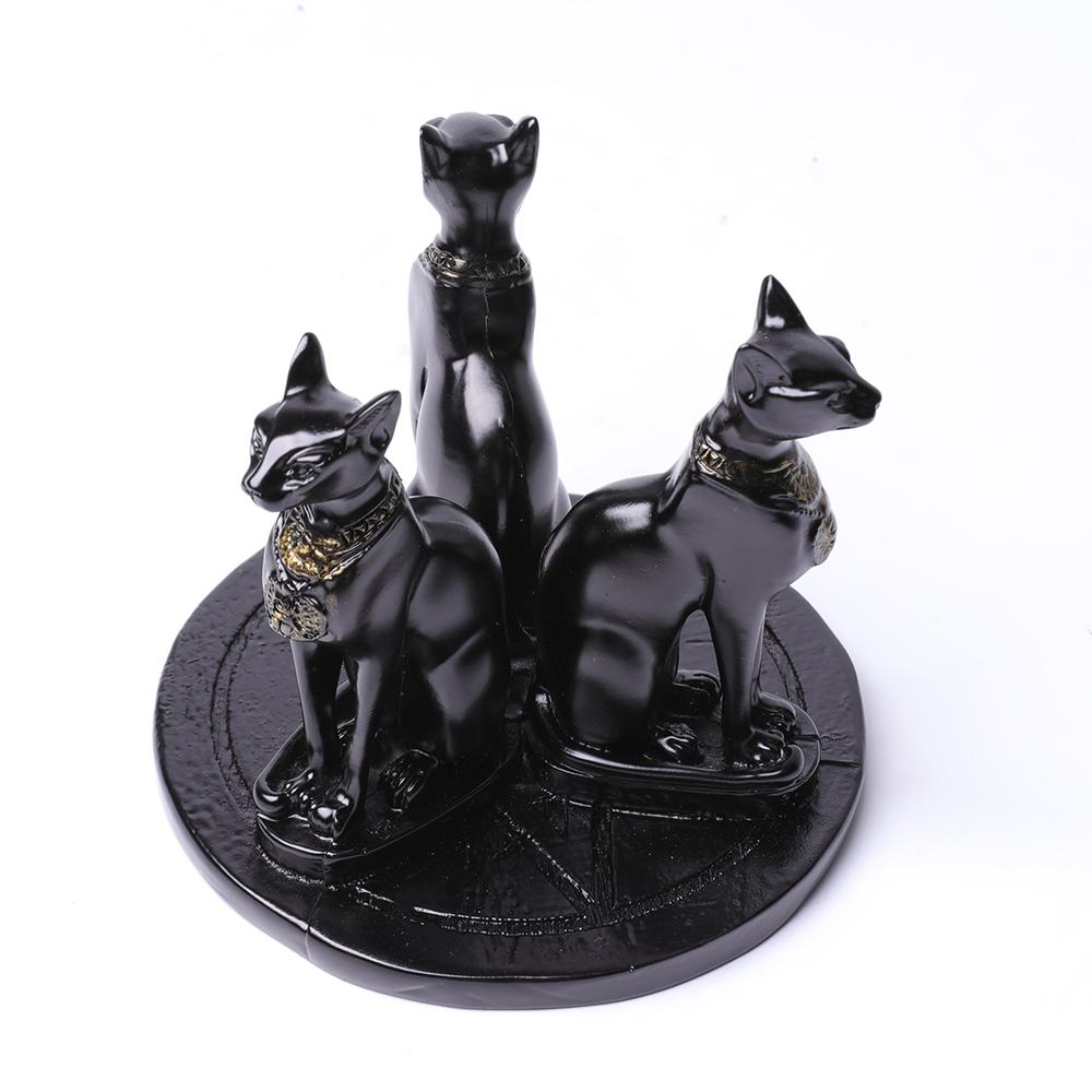 Lucky Cat Statue Resin Stand