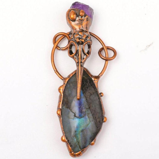 Labradorite Amethsyt Pendant Wholesale Crystals USA