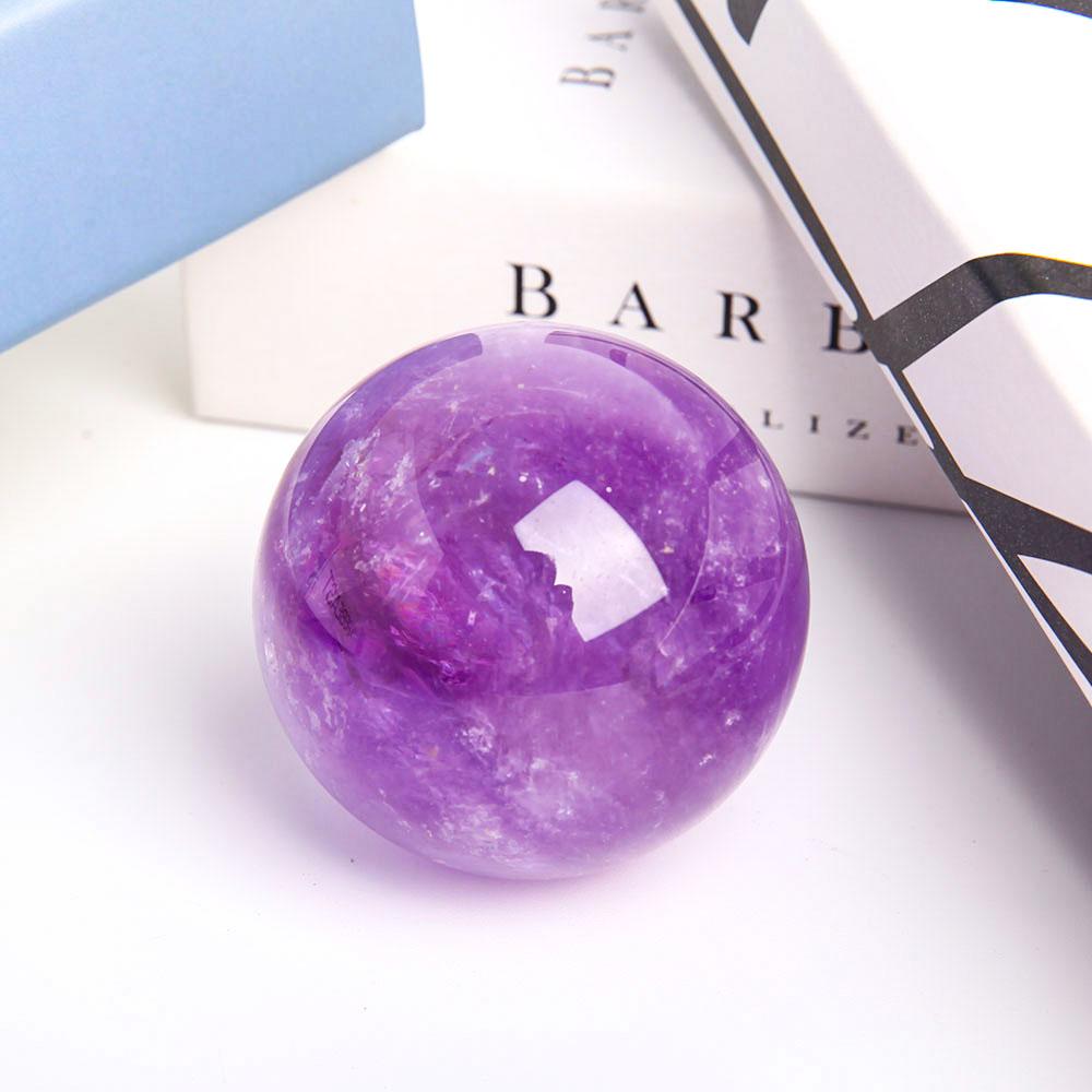 2.25” Natural Amethyst Crystal Sphere Wholesale Crystals USA