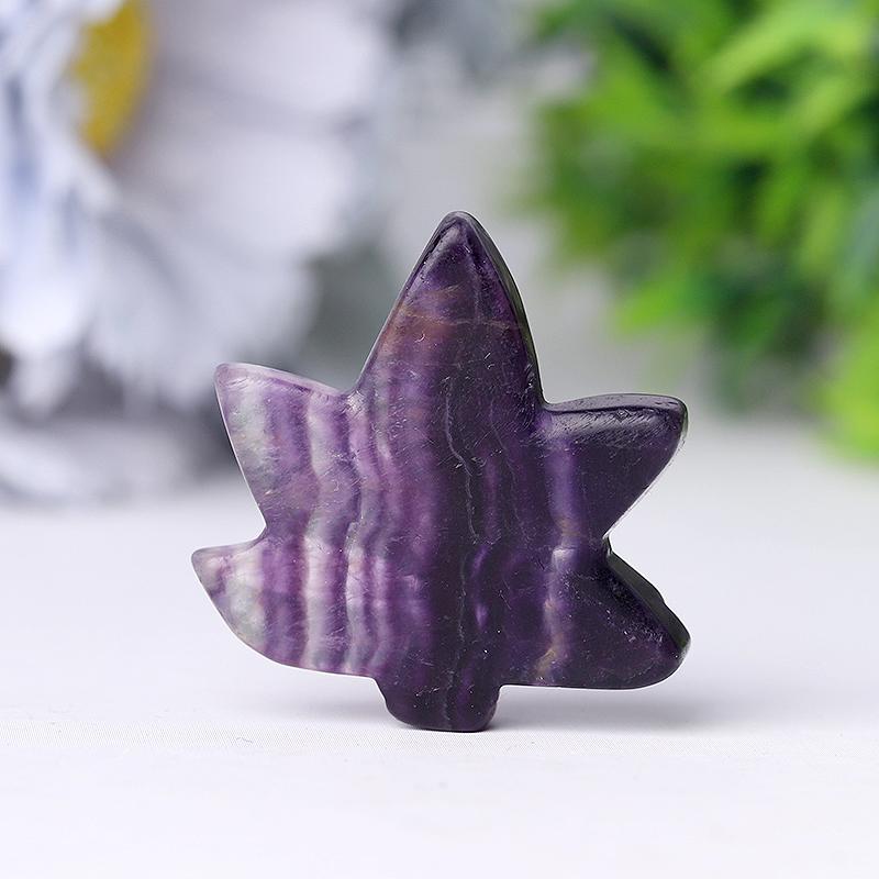 Fluorite Leaf Crystal Carvings Wholesale Crystals USA