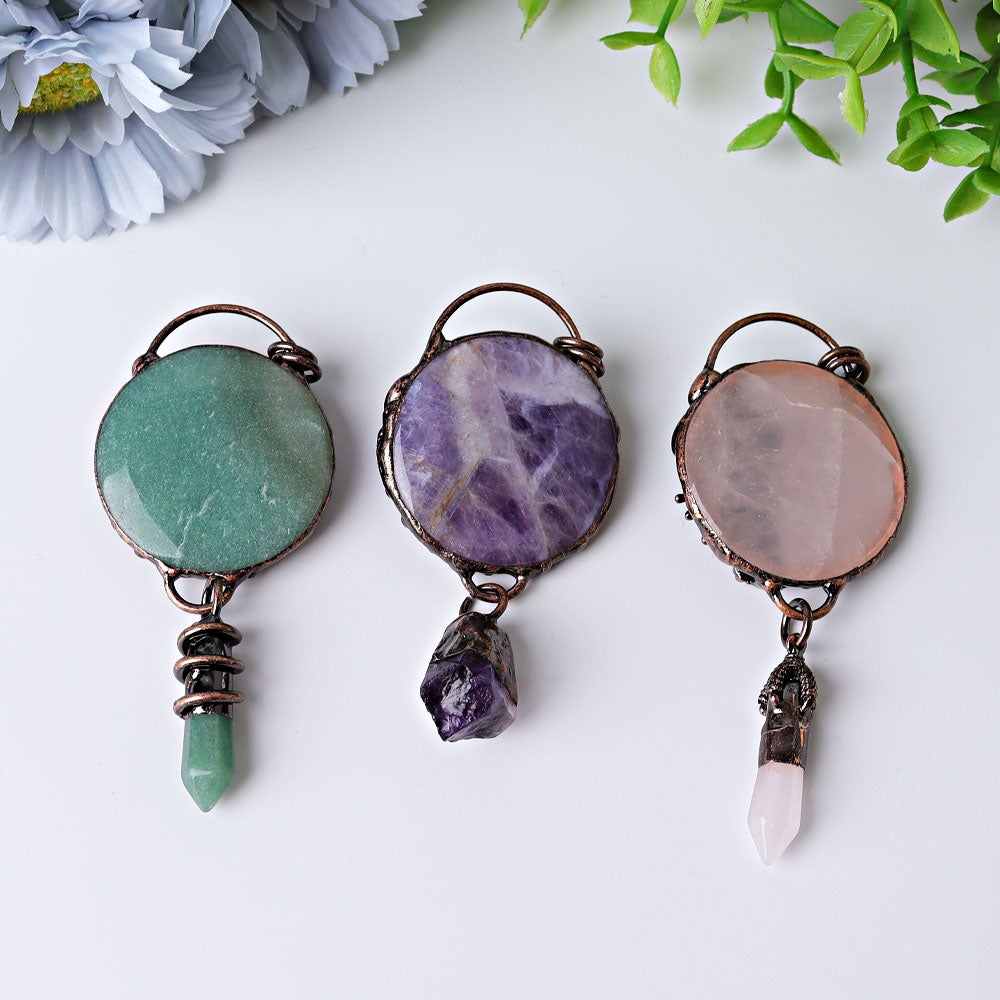 3.5" Vintage Crystal Pendant Wholesale Crystals USA