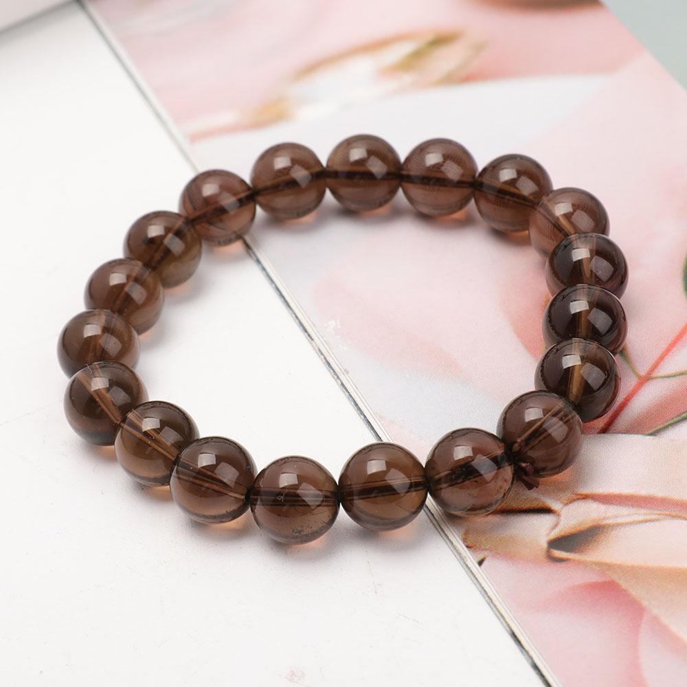 10.5mm Smoky Quartz Bracelet Wholesale Crystals USA