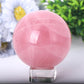2.0"-4.5" Rose Quartz Sphere Wholesale Crystals USA