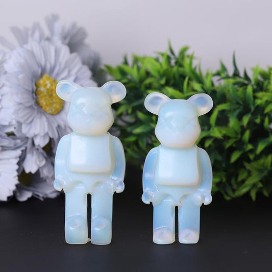 Opalite Bear Brick Crystal Carvings Wholesale Crystals USA