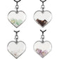 Heart Shaped Crystal Chips Infused Pendant Wholesale Crystals USA