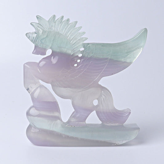 4.5" Fluorite Unicorn Crystal Carvings Wholesale Crystals USA
