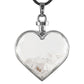 Heart Shaped Crystal Chips Infused Pendant Wholesale Crystals USA