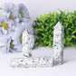 Natural Kiwi Jasper Point Crystal Tower Wholesale Crystals USA