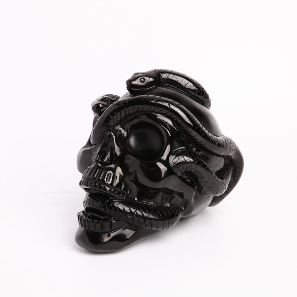 Black Obsidian Crystal Carvings Skull Wholesale Crystals USA