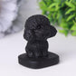 Black Obsidian Teddy Dog Crystal Carvings Wholesale Crystals USA
