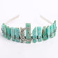 Raw Quartz Crystal Crown with Silver Moon Decor #1 Wholesale Crystals USA