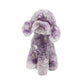 Resin Dog Figurines with Amethsyt Gravel Toy Poodle