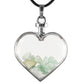 Heart Shaped Crystal Chips Infused Pendant Wholesale Crystals USA