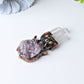 2.6" Amethyst Cluster with Clear Quartz Decoration Pendant Wholesale Crystals USA