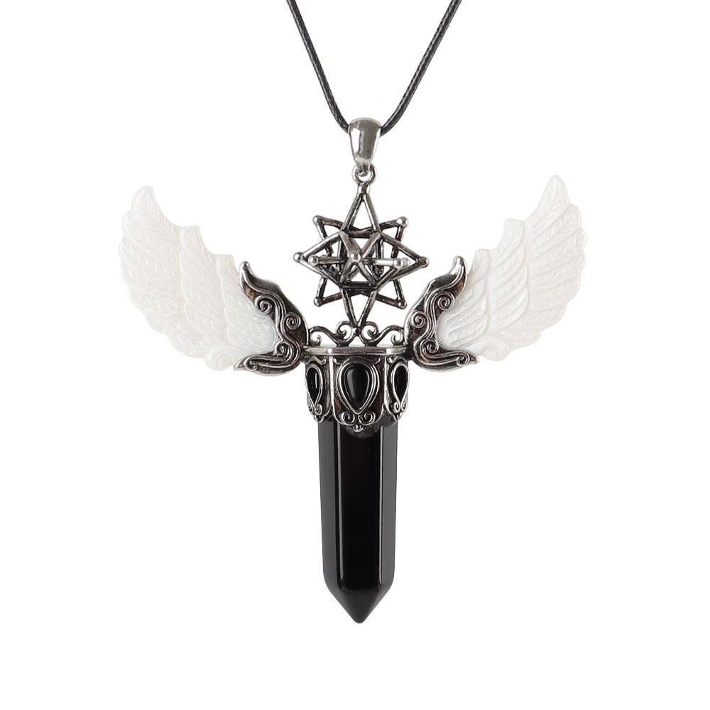 Crystal Point Vintage Wing Pendant Wholesale Crystals USA