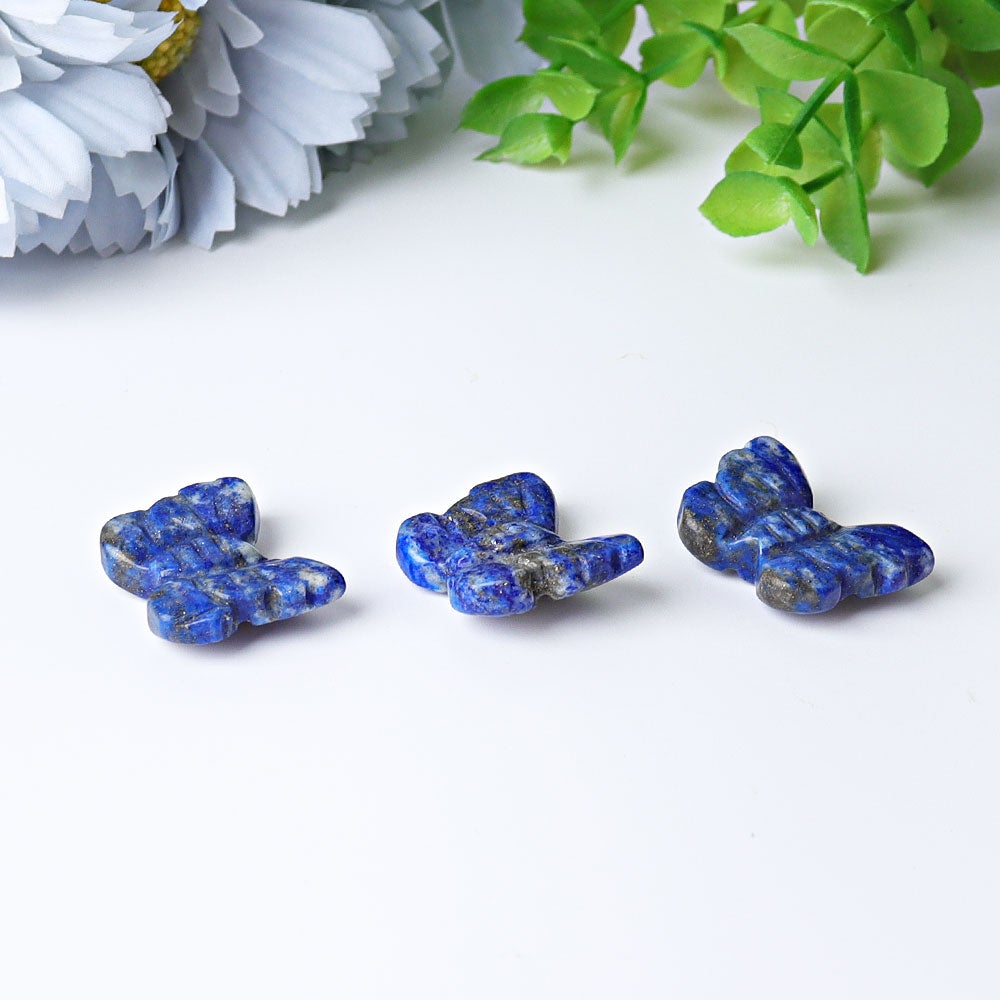 1" Mini Lapis Butterfly Crystal Carvings Wholesale Crystals USA