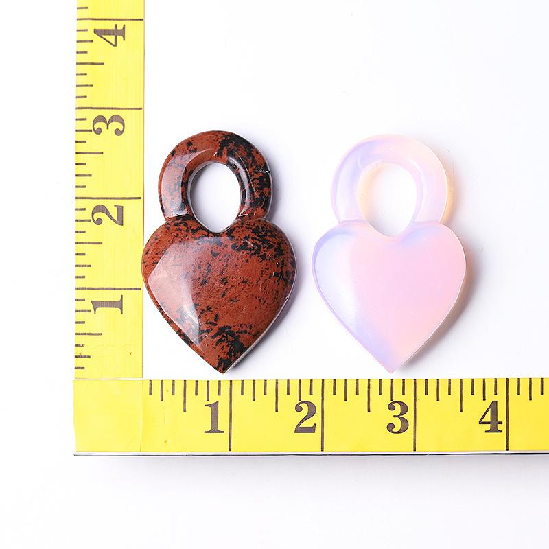 2.6" Heart Crystal Carvings Wholesale Crystals USA
