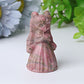 2.3" Rhodonite Princess Serenity Crystal Carvings Wholesale Crystals USA