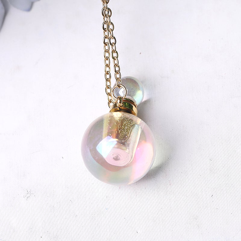 0.5ml Aura Angel Crystal Perfume Bottle Necklace DIY Wholesale Crystals USA
