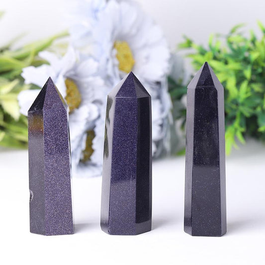 Blue Sandstone Point for Healing Wholesale Crystals USA