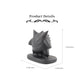 2" Black Obsidian Carving Devil Free Form
