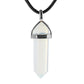 Natural Semi-Precious Gemstone Crystal Healing Hexagonal Point Chakra Pendant Wholesale Crystals USA
