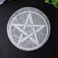 4" Selenite Coaster with Printing Wholesale Crystals USA