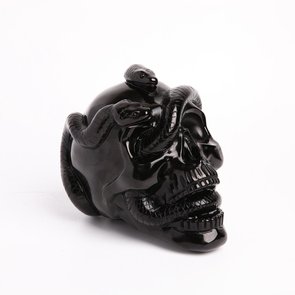 Black Obsidian Crystal Carvings Skull Wholesale Crystals USA