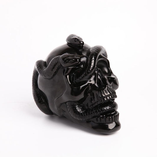 Black Obsidian Crystal Carvings Skull Wholesale Crystals USA
