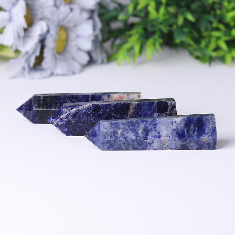 Wholesale Natural Crystal Healing Stone Sodalite Crystal Point Wholesale Crystals USA