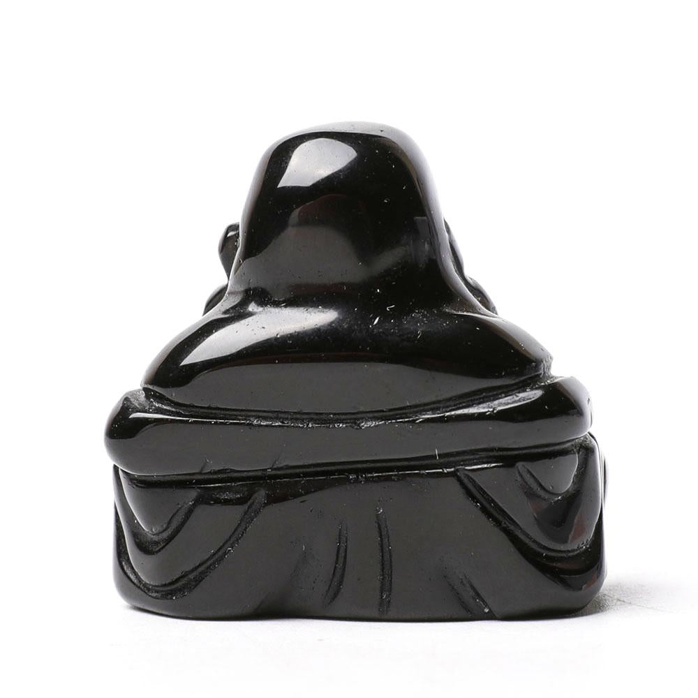 Black Obsidian Buddha Crystal Carvings Wholesale Crystals USA