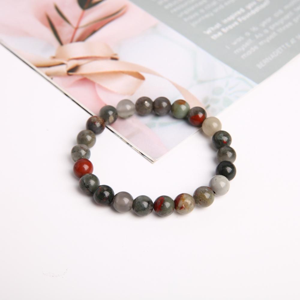 8mm Blood Stone Crystal Bracelet Wholesale Crystals USA
