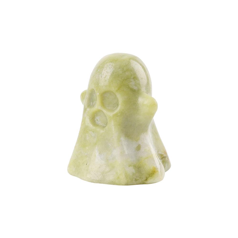 2" Hand Carved Serpentine Ghost