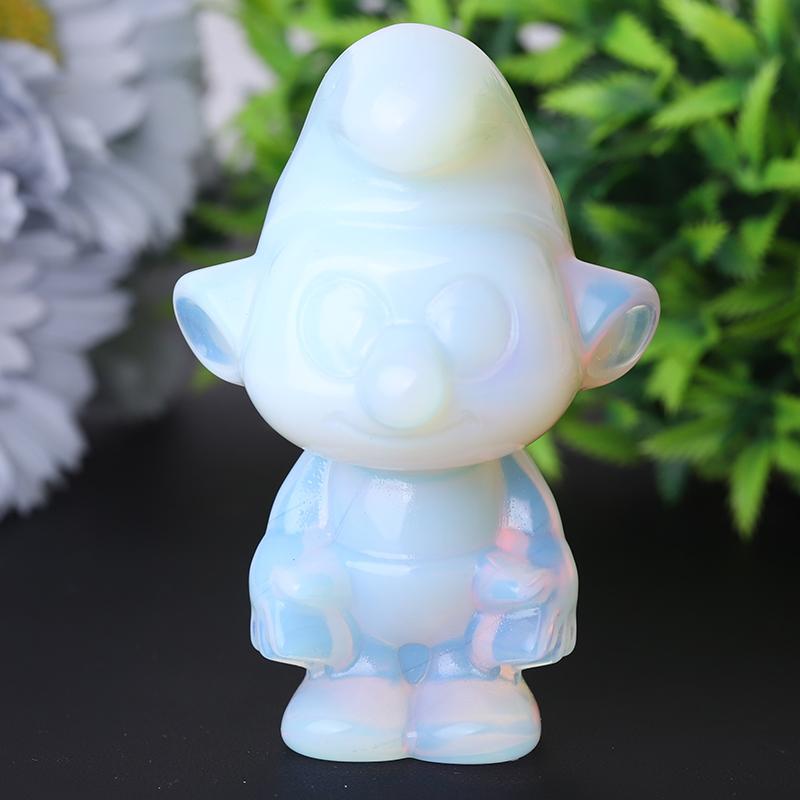 2.8" Opalite Smurfs Crystal Carvings Wholesale Crystals USA