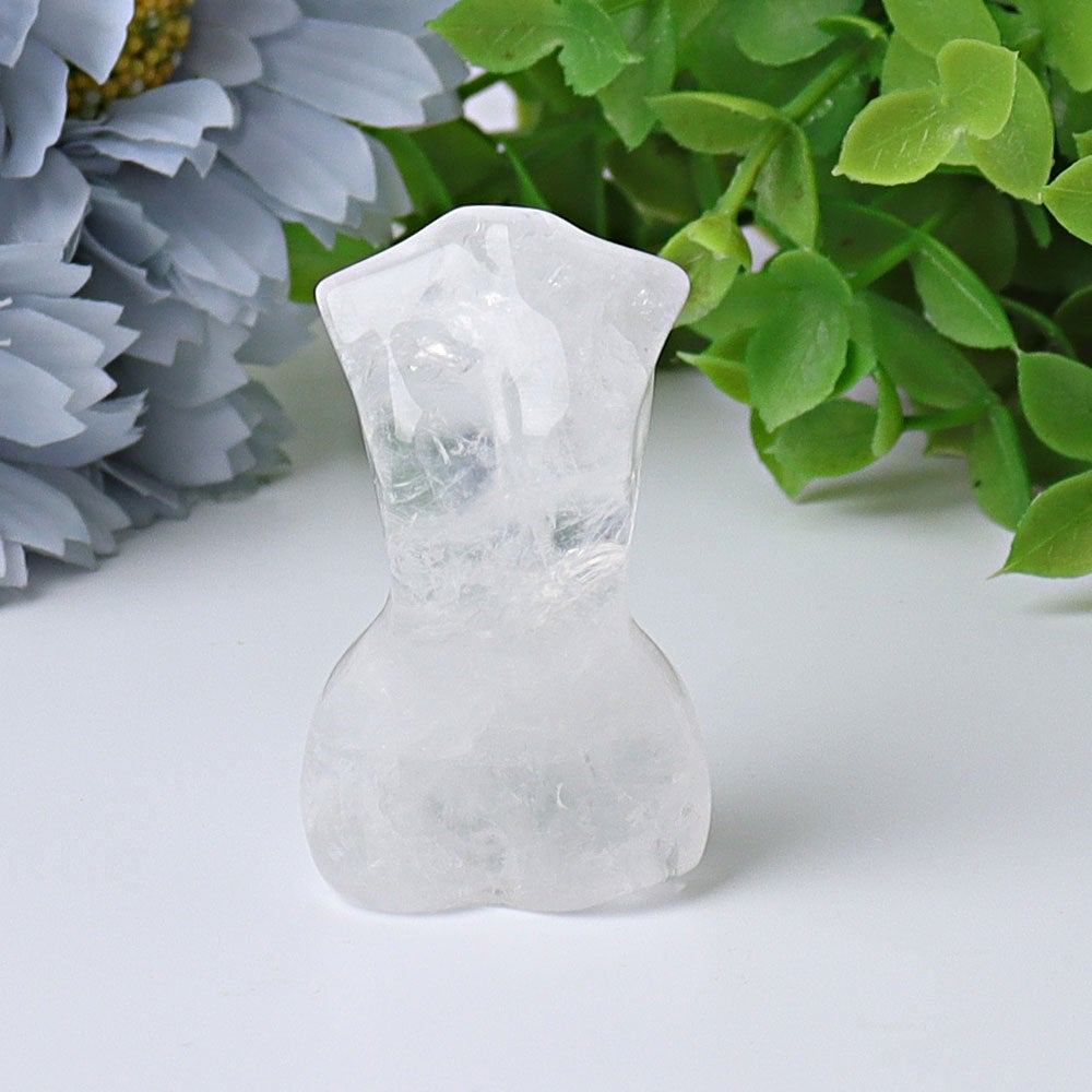 1.9" Woman Model Body Crystal Carvings Wholesale Crystals USA