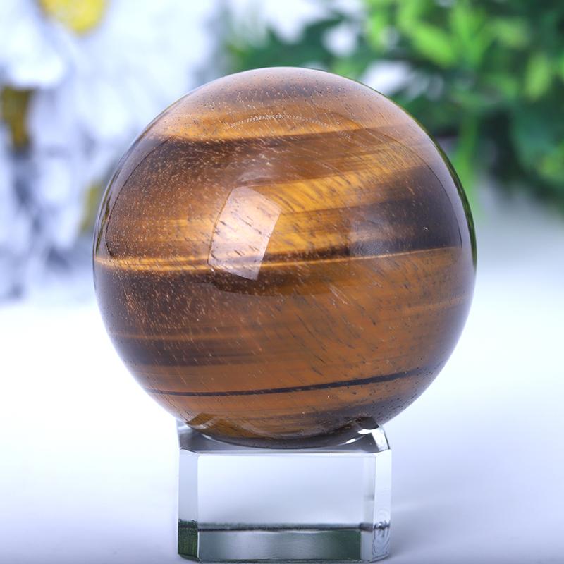 2.0"-4.0" Tiger Eye Sphere Wholesale Crystals USA
