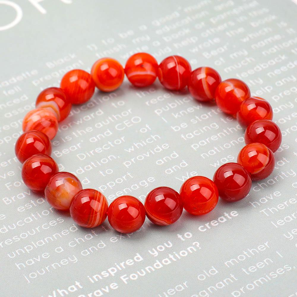 10.5mm Sardonyx Bracelet Wholesale Crystals USA