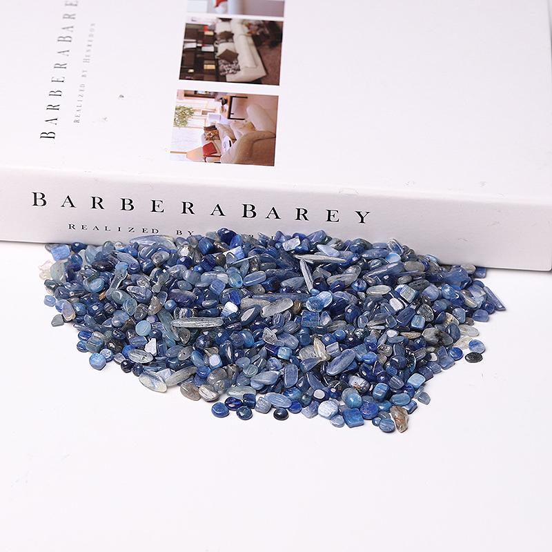 0.1kg 5-7mm Natural Blue Kyanite Chips Wholesale Crystals USA