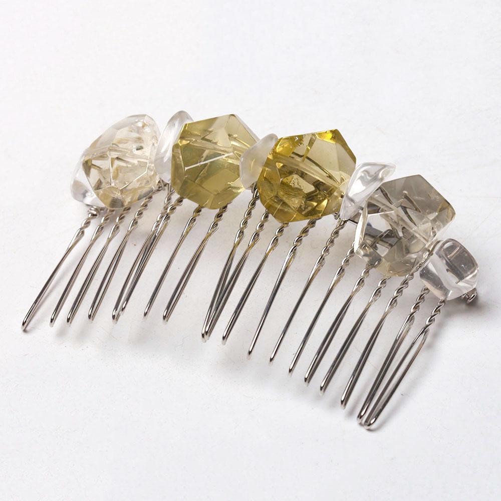 3“ Citrine Crystal Crown Comb Wholesale Crystals USA