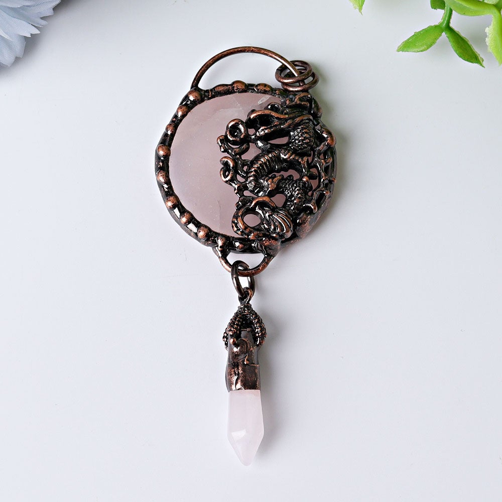 3.5" Vintage Crystal Pendant Wholesale Crystals USA