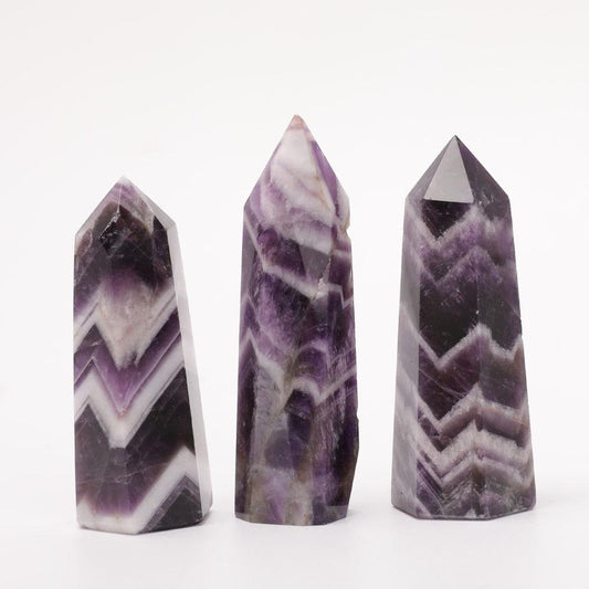 Set of 3 Dream Amethyst Points Wholesale Crystals USA