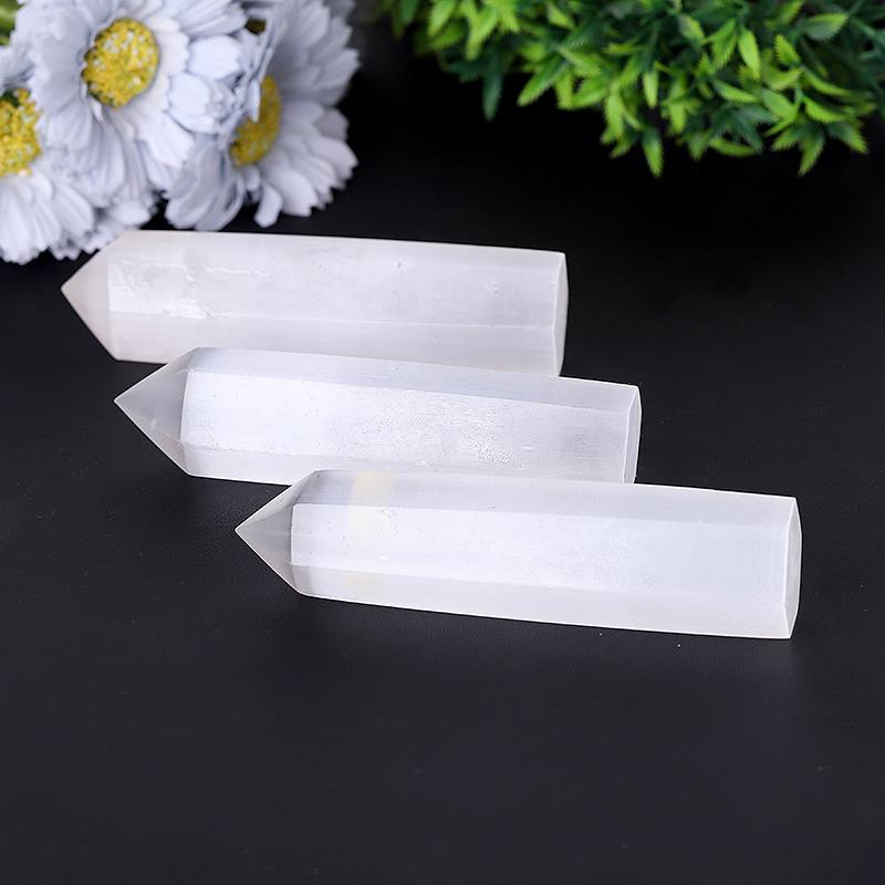 High Quality Selenite Points Healing Crystal Tower Wholesale Crystals USA