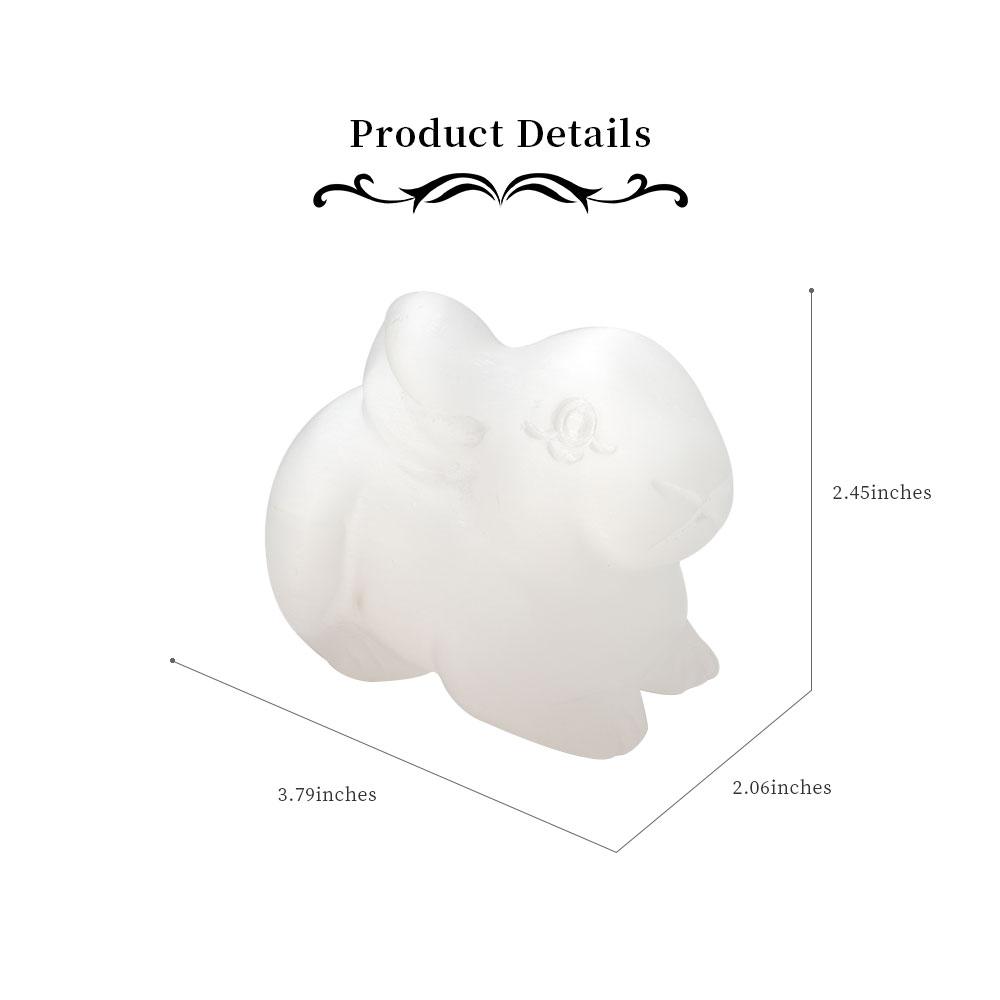 Selenite Rabbit Crystal Carvings Wholesale Crystals USA