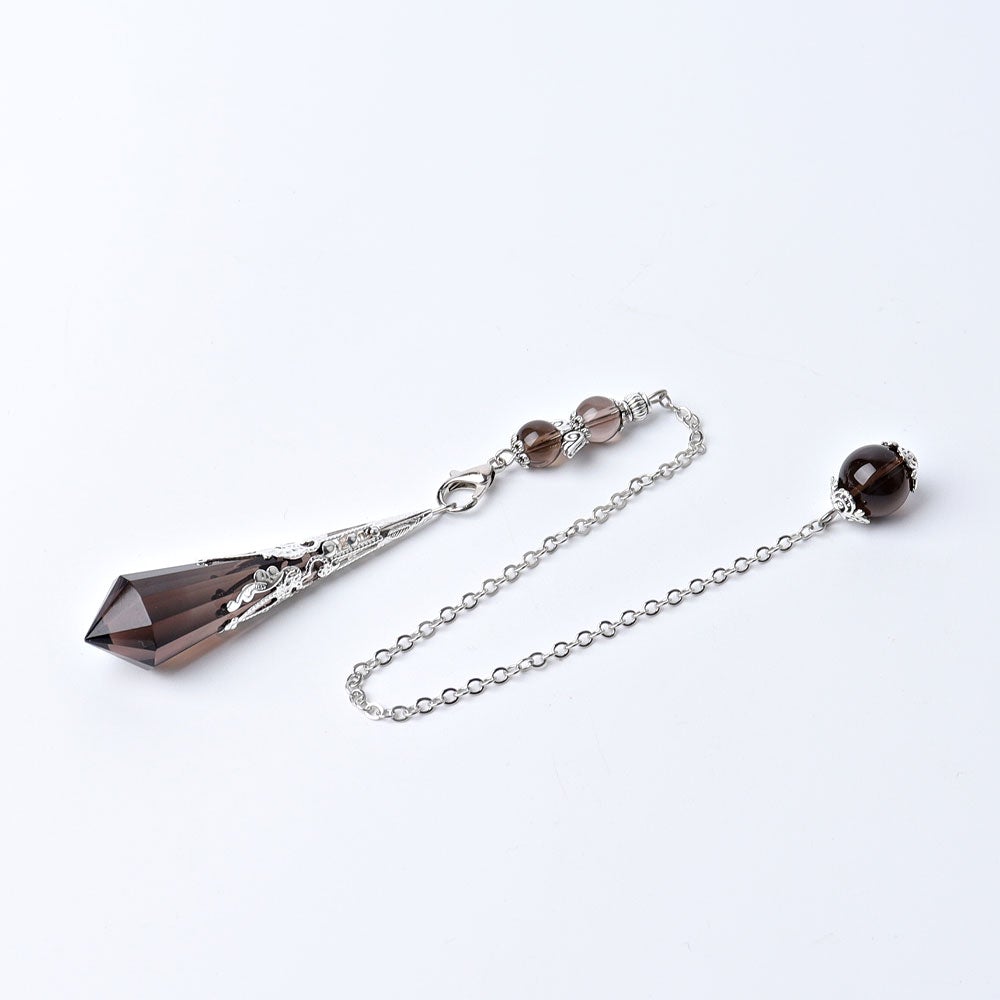 11.8" Long Chain Crystal Pendulum Wholesale Crystals USA