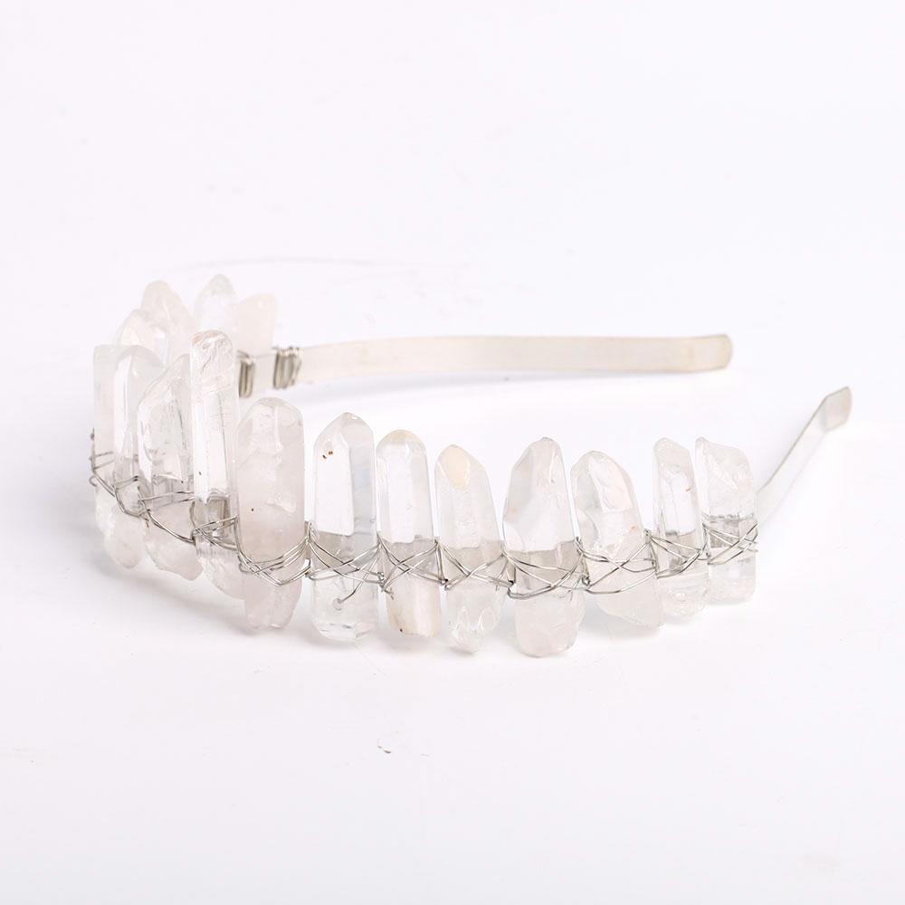 Handmade Raw Quartz Crystal Crown #2 Wholesale Crystals USA