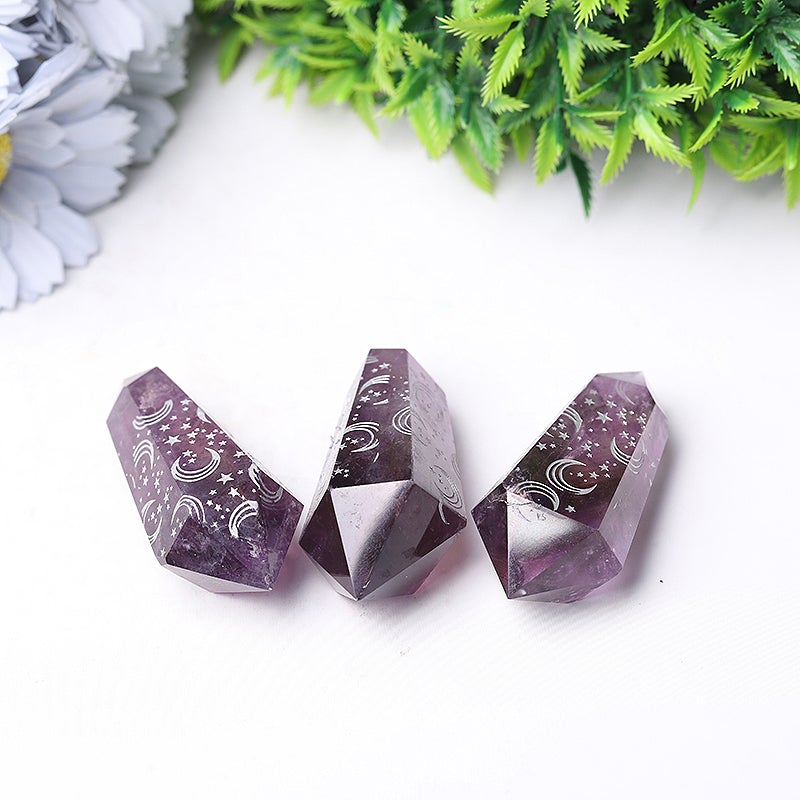 2.5" Amethyst Double Terminated Point Wholesale Crystals USA