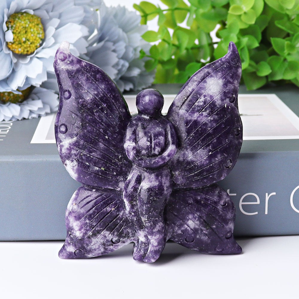 3.45" Golden Obsidian Fairy Crystal Carvings Wholesale Crystals USA