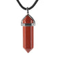 Natural Semi-Precious Gemstone Crystal Healing Hexagonal Point Chakra Pendant Wholesale Crystals USA